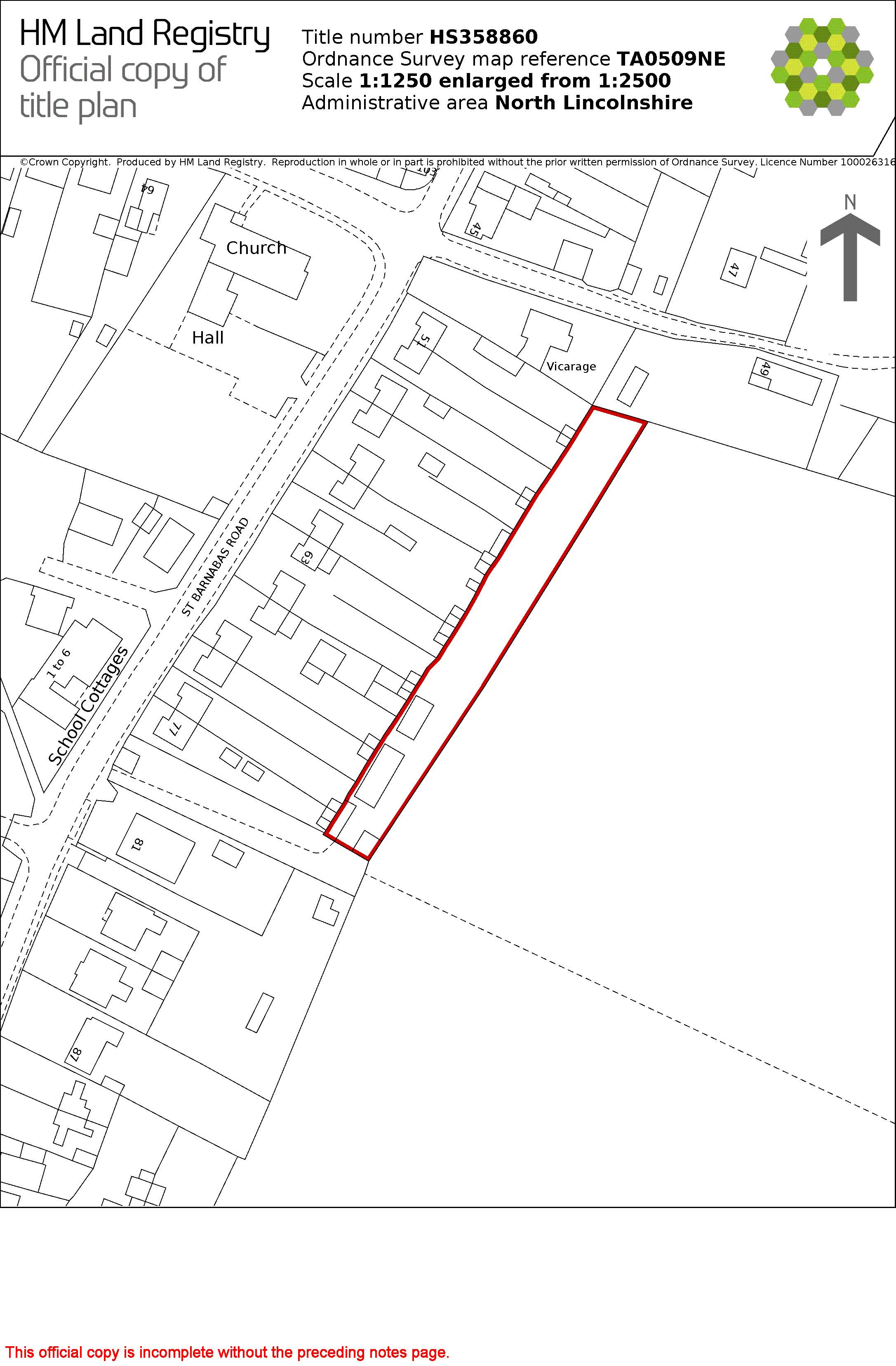 0.48 Acre, Grassland, le Wold, North Lincolnshire DDM